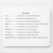 Poker Hands Muismat (Voorkant)