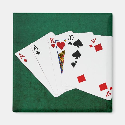 Poker Hands - One Pair - Ace Magneet (Voorkant)