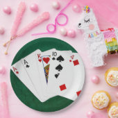 Poker Hands - One Pair - Ace Papieren Bordje (Feest)