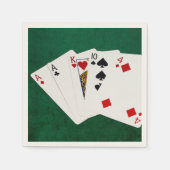 Poker Hands - One Pair - Ace Servetten (Voorkant)