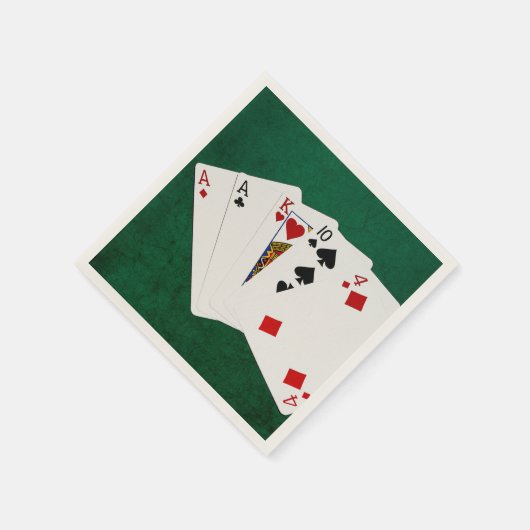 Poker Hands - One Pair - Ace Servetten (Hoek)