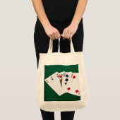 Poker Hands - One Pair - Ace Tote Bag (Voorkant (product))