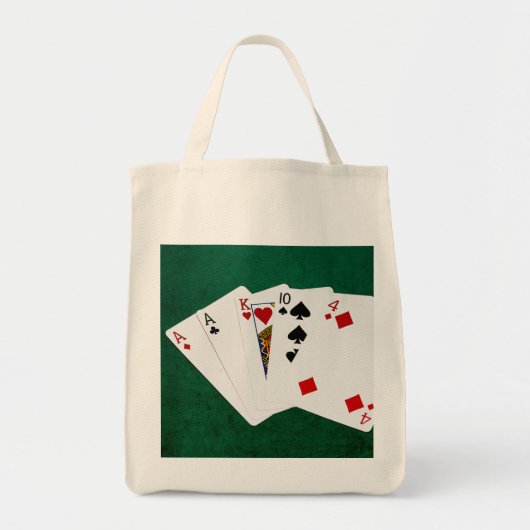 Poker Hands - One Pair - Ace Tote Bag (Voorkant)