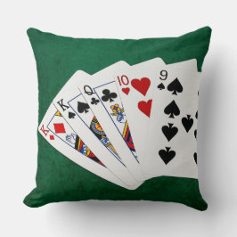 Poker Hands - One Pair - King Kussen