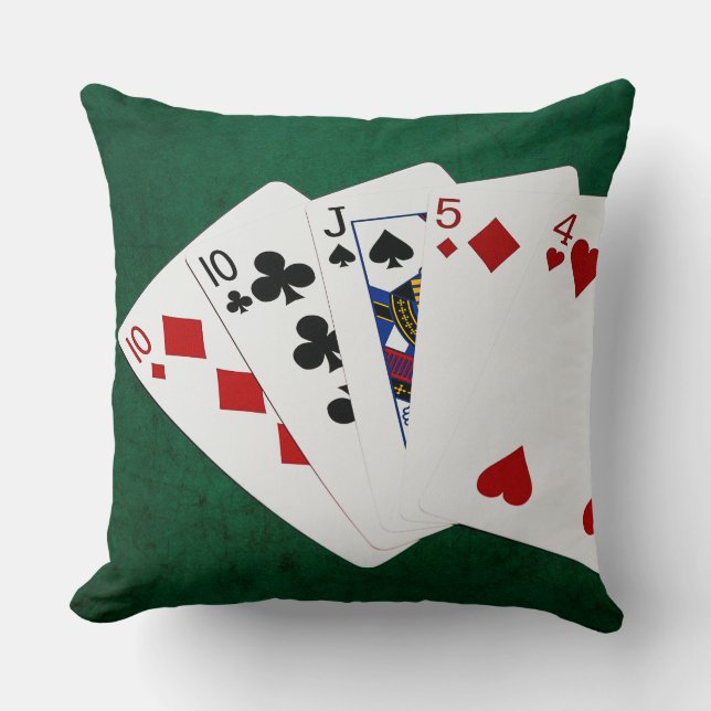 Poker Hands - One Pair - Ten Kussen (Voorkant)