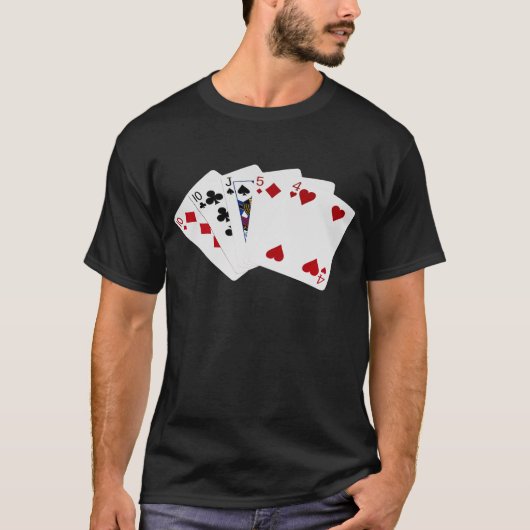 Poker Hands - One Pair - Ten T-shirt (Voorkant)