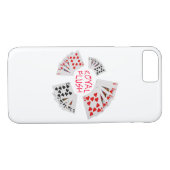 Poker Hands - Royal Flush Case-Mate iPhone Case (Achterkant (Horizontaal))