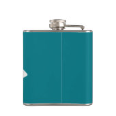 Poker Hands - Royal Flush - Clubs Suit Heupfles (Achterkant)