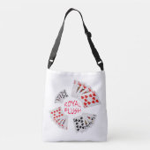 Poker Hands - Royal Flush Crossbody Tas (Achterkant)