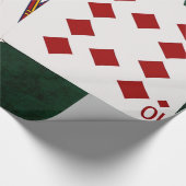 Poker Hands - Royal Flush - Diamonds Suit Cadeaupapier (Hoek)