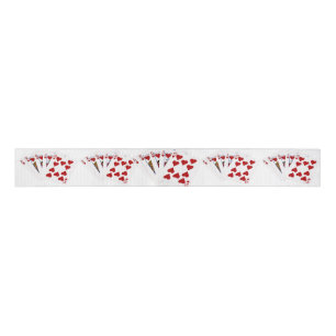 Poker Hands - Royal Flush - Hearts Suit Grosgrain Lint