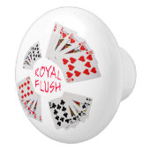 Poker Hands - Royal Flush Keramische Knop (Rechts)