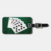 Poker Hands - Royal Flush - Spades Suit Bagagelabel (Voorkant horizontaal)