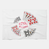 Poker Hands - Royal Flush Theedoek (Horizontaal)