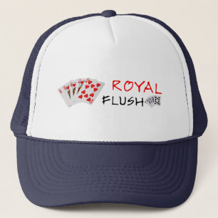 Poker Hands - Royal Flush Trucker Pet