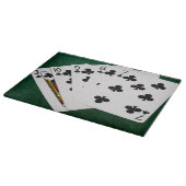 Poker Hands - Straight Flush - Clubs Suit Snijplank (Hoek)