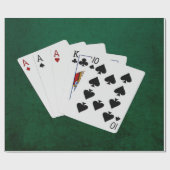 Poker Hands - Three of A Type - Ace Cadeaupapier (Vlak)