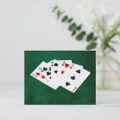 Poker Hands - Two Paar - Tien, Acht Briefkaart (Staand voorkant)