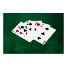 Poker Hands - Two Paar - Tien, Acht