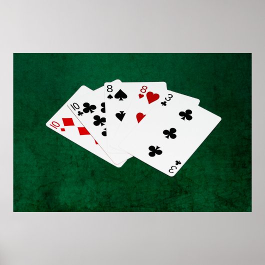 Poker Hands - Two Paar - Tien, Acht Poster (Voorkant)