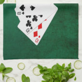 Poker Hands - Two Paar - Tien, Acht Theedoek (Gevouwen)