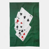 Poker Hands - Two Paar - Tien, Acht Theedoek (Verticaal)