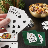 Poker Hands - Two Pair - Ace, King Speelkaarten (Insitu)