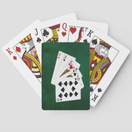 Poker Hands - Two Pair - Ace, King Speelkaarten