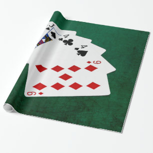 Poker Hands - Two Pair - Jack, Vier Cadeaupapier