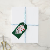 Poker Hands - Two Pair - King, Nine Cadeaulabel (Met Touw)
