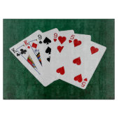Poker Hands - Two Pair - King, Nine Snijplank (Voorkant)