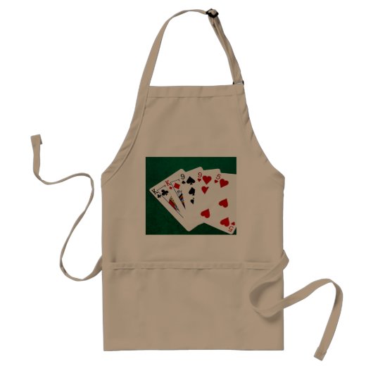 Poker Hands - Two Pair - King, Nine Standaard Schort (Voorkant)