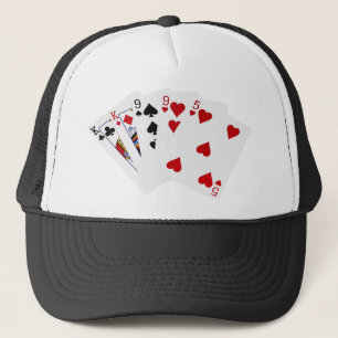 Poker Hands - Two Pair - King, Nine Trucker Pet
