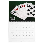 Poker Hands - uniek, grappig, aanpasbaar Kalender (Mar 2027)