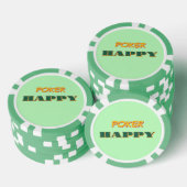 Poker Happy Green Poker Chips (Opstapeling)