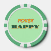Poker Happy Green Poker Chips (Voorkant)