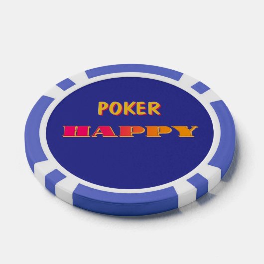 Poker Happy Poker Chips (Enkel)