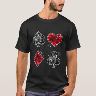 Poker Harten Schoppen Diamanten Clubs Teken - Poke T-shirt