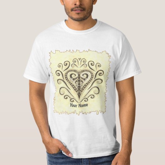 Poker Harten  T-shirt (Voorkant)