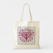 Poker Harten Tote Bag (Achterkant)