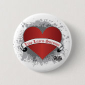 Poker Heart Ronde Button 5,7 Cm (Voorkant)