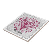 Poker Hearts  Tegeltje (Zijkant)