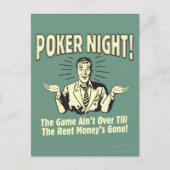 Poker: Het spel is niet voorbij Briefkaart (Voorkant)