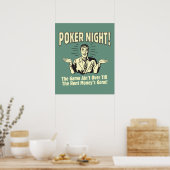 Poker: Het spel is niet voorbij Poster (Keuken)
