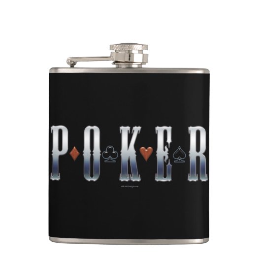 Poker Heupfles (Voorkant)