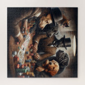 Poker Honden Puzzel (Horizontaal)