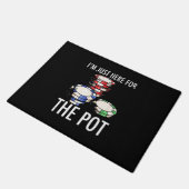 Poker I Am Just Here For The Pot Deurmat (Schuin)