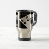 Poker, ik ben er helemaal in! reisbeker (Voorkant rechts)