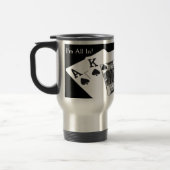 Poker, ik ben er helemaal in! reisbeker (Links)