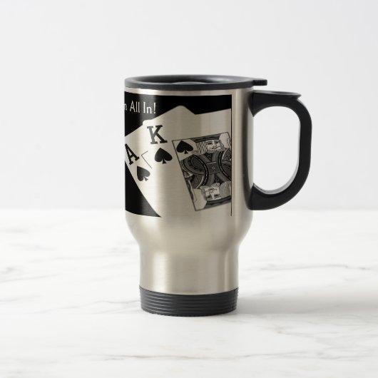 Poker, ik ben er helemaal in! reisbeker (Rechts)
